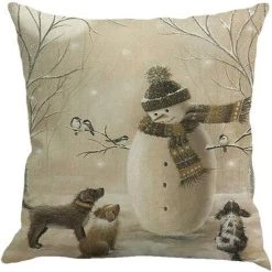 SUN FLOWER 4 Cerfs De Noël Imprimé Animal Housse De Coussin D'hiver Décoration De La Maison Housse De Coussin 18 X 18 9 SUN FLOWER 4 Cerfs De Noël Imprimé Animal Housse De Coussin D'hiver Décoration De La Maison Housse De Coussin 18 X 18 -France Coussin et housse de coussin Soldes Boutique 45225419 5