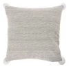 SORTIO HOME COUSSIN RAYÉ 45 X 45 CM TEXTILE GRIS/BLANC ROX LIVING