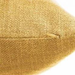 ATMOSPHERA, CRŽATEUR D'INTŽRIEUR Coussin "Clem" 40x40cm Ocre -France Coussin et housse de coussin Soldes Boutique 45416334 3