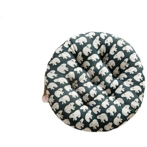 Coussin épais En Coton Et Lin, Coussin De Chaise De Bureau Respirant Automne Et Hiver, Tatami De Banc De Classe étudiant Coussin Rond Doux (ours Polaire Rond 40*40cm),HANBING 1 Coussin épais En Coton Et Lin, Coussin De Chaise De Bureau Respirant Automne Et Hiver, Tatami De Banc De Classe étudiant Coussin Rond Doux (ours Polaire Rond 40*40cm),HANBING