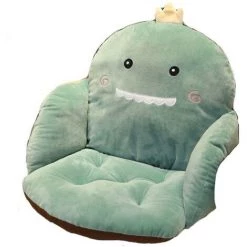 Coussin De Chaise De Dessin Animé, Coussin De Bureau Intégré, Coussin De Tabouret épaissi étudiant, Coussin De Fesses Respirant Pour Enfants (à Moitié Entouré De Dinosaures),HANBING