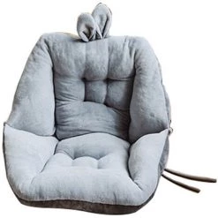 Coussin De Siège Et Coussin De Dossier En Une Seule Pièce Mignon, Coussin De Chaise De Bureau épaissi, Coussin De Tabouret De Fille, Coussin De Fesses D'étudiant (gris Clair),HANBING
