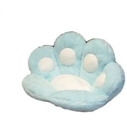 Coussin Semi-fermé De Patte D'ours De Dessin Animé, Dossier De Siège De Bureau Paresseux D'une Seule Pièce, Coussin D'étudiant Et Coussin De Patte De Chat (trompette Bleu Menthe 70 * 60cm),HANBING