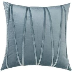 Taie D'oreiller En Relief à Rayures En Velours, Sangle En Corde De Pression, Taie D'oreiller De Canapé De Style Européen (vert, 40*40cm),HANBING