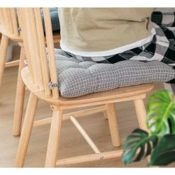 Coussin De Siège De Tabouret D'étudiant Sédentaire De Bureau, Coussin De Chaise Antidérapant Pour La Maison, Coussin De Chaise De Salle à Manger Respirant Au Sol (gris Foncé Petit 38*38 (±2cm)),HANBING -France Coussin et housse de coussin Soldes Boutique 45487312 4