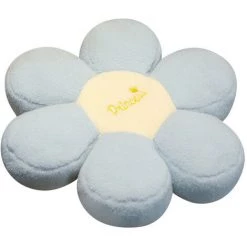 Ins Coussin En Peluche Fleur Créative, Chaise De Velours Bébé Mignon Et Frais Coussin De Bureau épaissi, Coussin De Chaise D'étudiant (velours Bébé Bleu Ciel),HANBING
