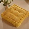 ELLE Trayosin Coussin De Chaise Fauteuil Siège Canapé Coussin D'Assise Pour Intérieur Et Extérieur, Carré, Différents Coloris, Rembourrage épais(Maïs Jaune,38 * 38cm)