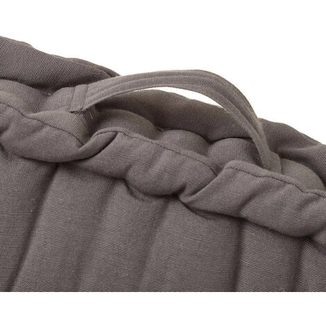 YESDEKO Coussin De Sol En Coton 60x60cm | Gris - Gris 3 YESDEKO Coussin De Sol En Coton 60x60cm | Gris - Gris – Image 3