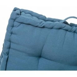 YESDEKO Coussin De Sol En Coton 60x60cm | Bleu - Bleu 5 YESDEKO Coussin De Sol En Coton 60x60cm | Bleu - Bleu -France Coussin et housse de coussin Soldes Boutique 45753032 3