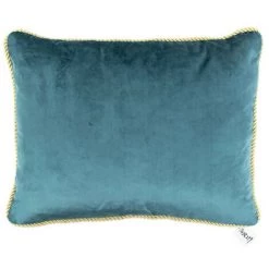 NATACHA.B Coussin En Velours Bleu 35x45cm Velvet