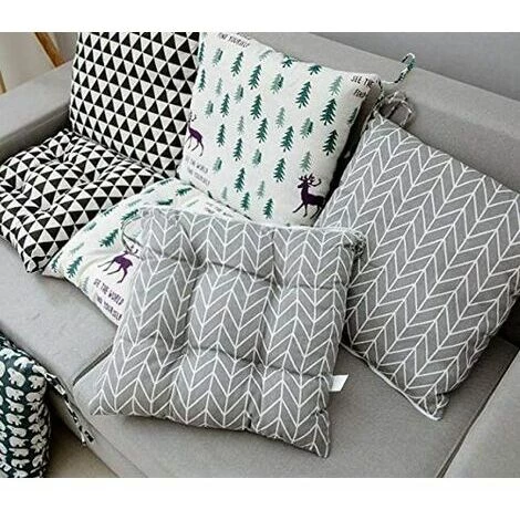 BRIDAY Lot De 1 Coussin De Chaise Avec Dossier Coussins De Siège De Chaise Salle à Manger - Pas De Chaise 40cm*40cm 4 BRIDAY Lot De 1 Coussin De Chaise Avec Dossier Coussins De Siège De Chaise Salle à Manger - Pas De Chaise 40cm*40cm – Image 4