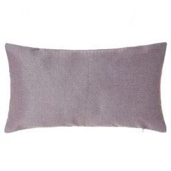 LOLAHOME Coussin Zigzag Lilas Jacquard 50x30 Cm