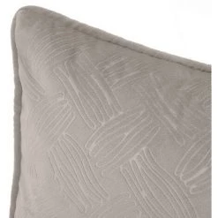 LOLA HOME Coussin Avec Garniture En Velours Gris 50x30 Cm -France Coussin et housse de coussin Soldes Boutique 45790335 3