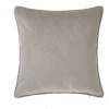 LOLA HOME Coussin Avec Garniture En Velours Gris 45x45 Cm