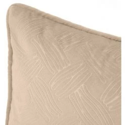 LOLAHOME Coussin Avec Garniture En Velours Beige 50x30 Cm -France Coussin et housse de coussin Soldes Boutique 45801346 3