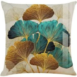 BRIDAY Vintage Housses De Coussin, Vert Housse Coussin Taie D'oreiller En Tissu De Lin Canapé-lit Pillow Covers Cuhion Cover -France Coussin et housse de coussin Soldes Boutique 45873943 5