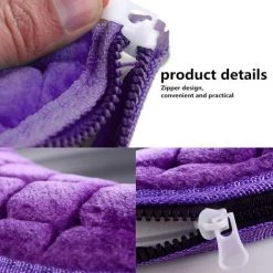 Housse De Siège De Toilette Macaron, Coussin De Salle De Bain, Doux Et Chaud, Lavable Brun -France Coussin et housse de coussin Soldes Boutique 45884187 3