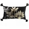 Paris Prix - Coussin Déco Imprimé "karaba" 30x50cm Noir