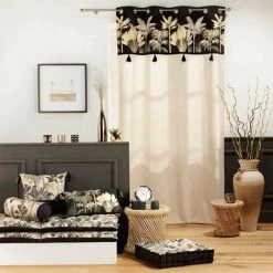 Paris Prix - Matelas De Sol Imprimé "karaba" 60x120cm Noir 5 Paris Prix - Matelas De Sol Imprimé "karaba" 60x120cm Noir -France Coussin et housse de coussin Soldes Boutique 45964945 3