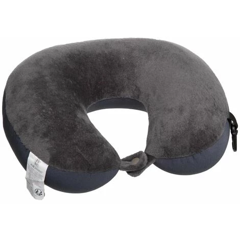 Five - Coussin Repose-tête Coussin De Cou En Velours - Gris Anthracite 1 Five - Coussin Repose-tête Coussin De Cou En Velours - Gris Anthracite