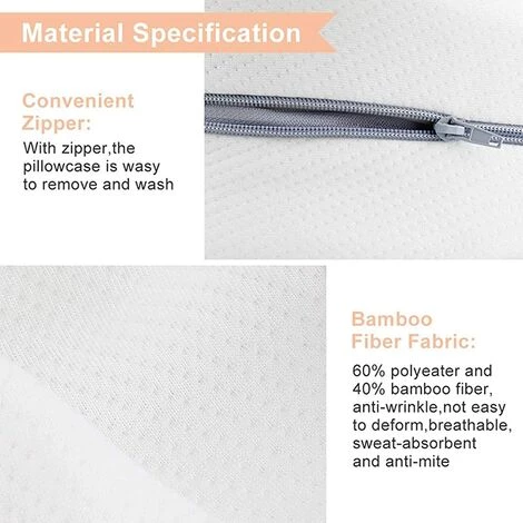 TANABATA Leg Pillow Coussins Relève-Jambes Pour Jambe Avec Mousse à Mémoire De Forme Coussin Orthopédique Pour Dormeurs Latéraux 3 TANABATA Leg Pillow Coussins Relève-Jambes Pour Jambe Avec Mousse à Mémoire De Forme Coussin Orthopédique Pour Dormeurs Latéraux – Image 3