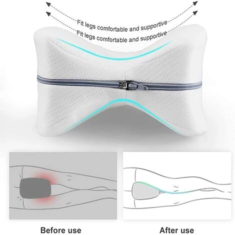 TANABATA Leg Pillow Coussins Relève-Jambes Pour Jambe Avec Mousse à Mémoire De Forme Coussin Orthopédique Pour Dormeurs Latéraux 5 TANABATA Leg Pillow Coussins Relève-Jambes Pour Jambe Avec Mousse à Mémoire De Forme Coussin Orthopédique Pour Dormeurs Latéraux – Image 5