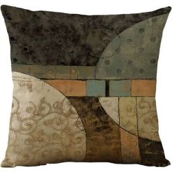 MODOU Lot De 4 Taies D'oreiller Décoratives Géométriques Vintage Taies D'oreiller Taies De Coussin 45*45 Cm Pour Salon, Canapé Et Lit 9 MODOU Lot De 4 Taies D'oreiller Décoratives Géométriques Vintage Taies D'oreiller Taies De Coussin 45*45 Cm Pour Salon, Canapé Et Lit -France Coussin et housse de coussin Soldes Boutique 46565184 5