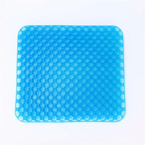 THSINDE Coussin De Siège En Gel (bleu) Pour Chaise De Bureau, Fauteuil Roulant, Voiture. 1 THSINDE Coussin De Siège En Gel (bleu) Pour Chaise De Bureau, Fauteuil Roulant, Voiture.