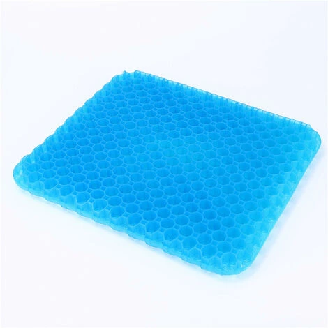 THSINDE Coussin De Siège En Gel (bleu) Pour Chaise De Bureau, Fauteuil Roulant, Voiture. 2 THSINDE Coussin De Siège En Gel (bleu) Pour Chaise De Bureau, Fauteuil Roulant, Voiture. – Image 2