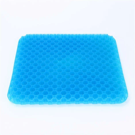 THSINDE Coussin De Siège En Gel (bleu) Pour Chaise De Bureau, Fauteuil Roulant, Voiture. 3 THSINDE Coussin De Siège En Gel (bleu) Pour Chaise De Bureau, Fauteuil Roulant, Voiture. – Image 3