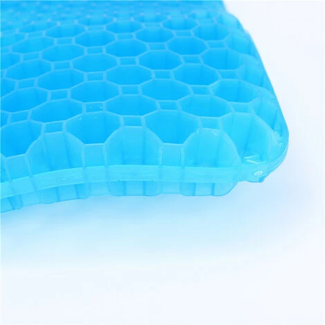 THSINDE Coussin De Siège En Gel (bleu) Pour Chaise De Bureau, Fauteuil Roulant, Voiture. 5 THSINDE Coussin De Siège En Gel (bleu) Pour Chaise De Bureau, Fauteuil Roulant, Voiture. – Image 5