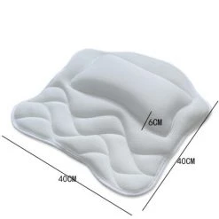 PERLE RARE Oreiller De Bain,Coussin De Bain,Oreiller Pour Baignoire,Coussin Baignoire,Oreiller De Baignoir Ergonomique Spa,Accessoires De Bain ,pour Jacuzzi -France Coussin et housse de coussin Soldes Boutique 47202733 3