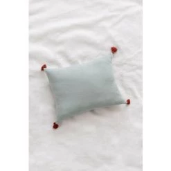 Coussin Rectangulaire En Coton (30x40 Cm) Danika SKLUM Coton - Céladon -France Coussin et housse de coussin Soldes Boutique 47663663 5