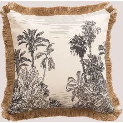 Coussin Carré (45X45 Cm) Diwas SKLUM Polyèster - Coton - A