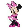 AYMAX Coussin Forme Disney Minnie - Rose