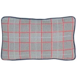 YESDEKO Coussin Motif écossais Gris Emy | 30 X 50
