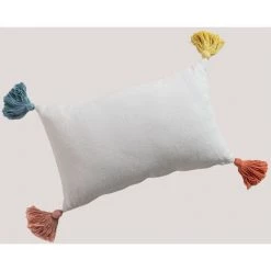 Coussin Rectangulaire En Coton (30x50 Cm) Jollie Kids SKLUM Coton - Blanc
