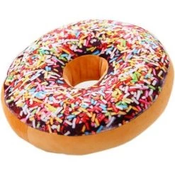 GUAZHUNIFR Coussin En Forme De Doughnut Rond Rembourré, 40*40cm Guazhuni