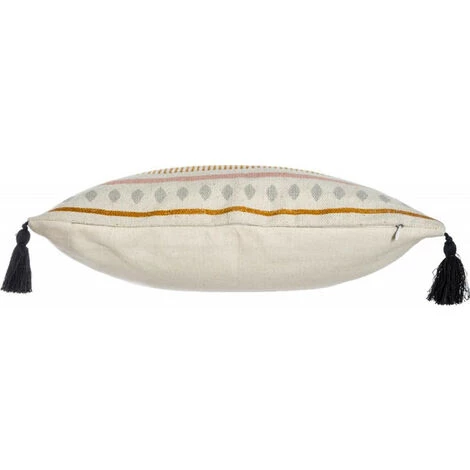 Housse De Coussin Rayure Perle 40 X 40 Cm Atmosphera - Multicolore 5 Housse De Coussin Rayure Perle 40 X 40 Cm Atmosphera - Multicolore – Image 5