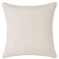 LOLAHOME Coussin Beige Texture Polyester Et Lin 45x45 Cm