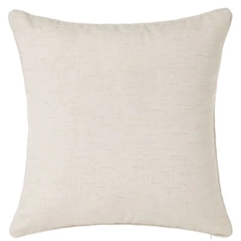 LOLAHOME Coussin Beige Texture Polyester Et Lin 45x45 Cm 1 LOLAHOME Coussin Beige Texture Polyester Et Lin 45x45 Cm