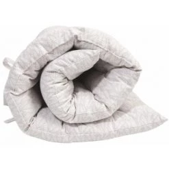 RIDEAUDISCOUNT Matelas De Sol Coussin Palette 100% Coton 120 X 60 X 5 Cm Avec Nouettes Motif Feuillage Imprimé Ecru - Ecru -France Coussin et housse de coussin Soldes Boutique 49917437 4