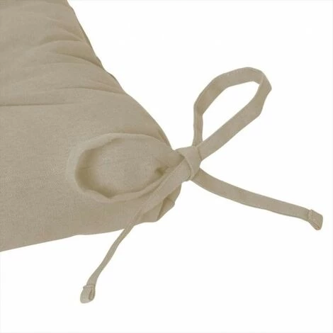 Centrale Brico Set De 4 Galettes De Chaise Popy, Beige L.38 X H.38 Cm 3 Centrale Brico Set De 4 Galettes De Chaise Popy, Beige L.38 X H.38 Cm – Image 3