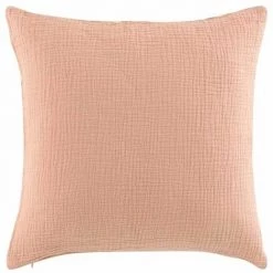 Paris Prix - Coussin Déco Uni "angelia" 40x40cm Rose