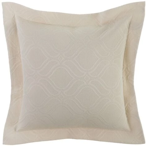 LOLAHOME Coussin Texturé Coton Et Polyester Beige 60x60 Cm 1 LOLAHOME Coussin Texturé Coton Et Polyester Beige 60x60 Cm