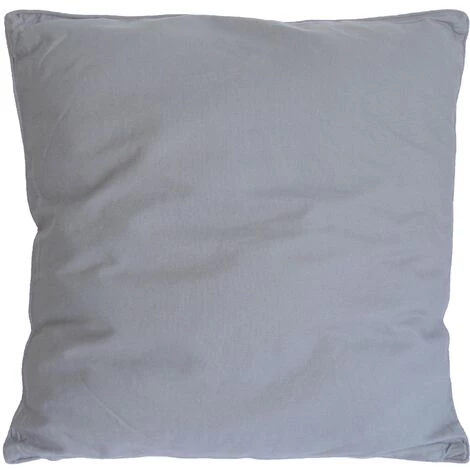 NO-NAME Coussin Carré Pour Dossier De Canapé 60 Cm Gris Clair - Gris Clair 1 NO-NAME Coussin Carré Pour Dossier De Canapé 60 Cm Gris Clair - Gris Clair