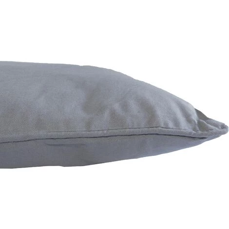 NO-NAME Coussin Carré Pour Dossier De Canapé 60 Cm Gris Clair - Gris Clair 2 NO-NAME Coussin Carré Pour Dossier De Canapé 60 Cm Gris Clair - Gris Clair – Image 2