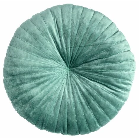 RIDEAUDISCOUNT Coussin Coquille 43 Cm Non Déhoussable Velours Uni Vert - Vert 1 RIDEAUDISCOUNT Coussin Coquille 43 Cm Non Déhoussable Velours Uni Vert - Vert