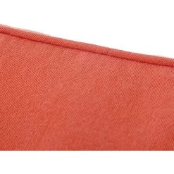 YESDEKO 2 Coussins Uni Déhoussable 45x45cm Love | Corail - Corail -France Coussin et housse de coussin Soldes Boutique 50747249 3