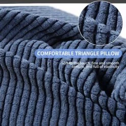 HAPPYSHOPPING Coussin Lombaire Amovible Et Lavable En Velours Côtelé Pour Voiture, Bureau à Domicile, Marron - Marron -France Coussin et housse de coussin Soldes Boutique 50946663 5